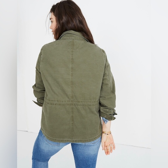 Madewell Surplus Jacket military green color size M - Picture 9 of 11